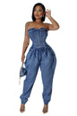 WOMEN FASHION DENIM JUMPSUIT BY CLAUDE