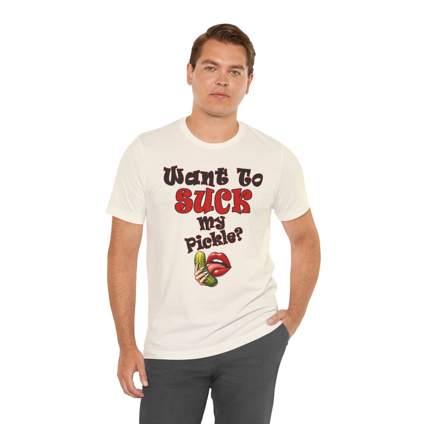 Want To Suck My Pickle T-Shirt The Devil's Pickle
