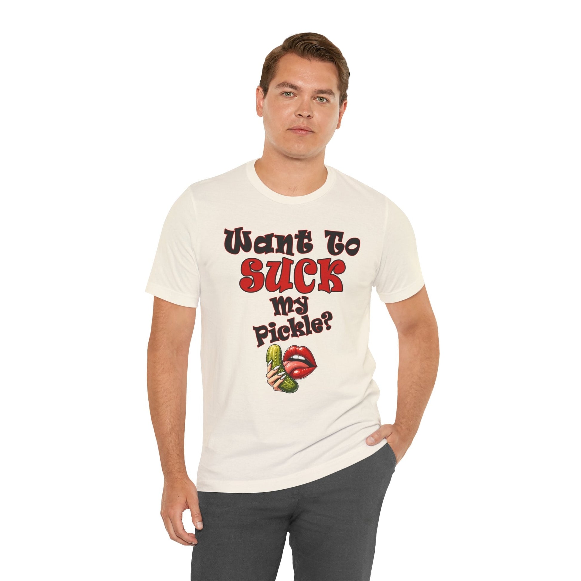 Want To Suck My Pickle T-Shirt The Devil's Pickle