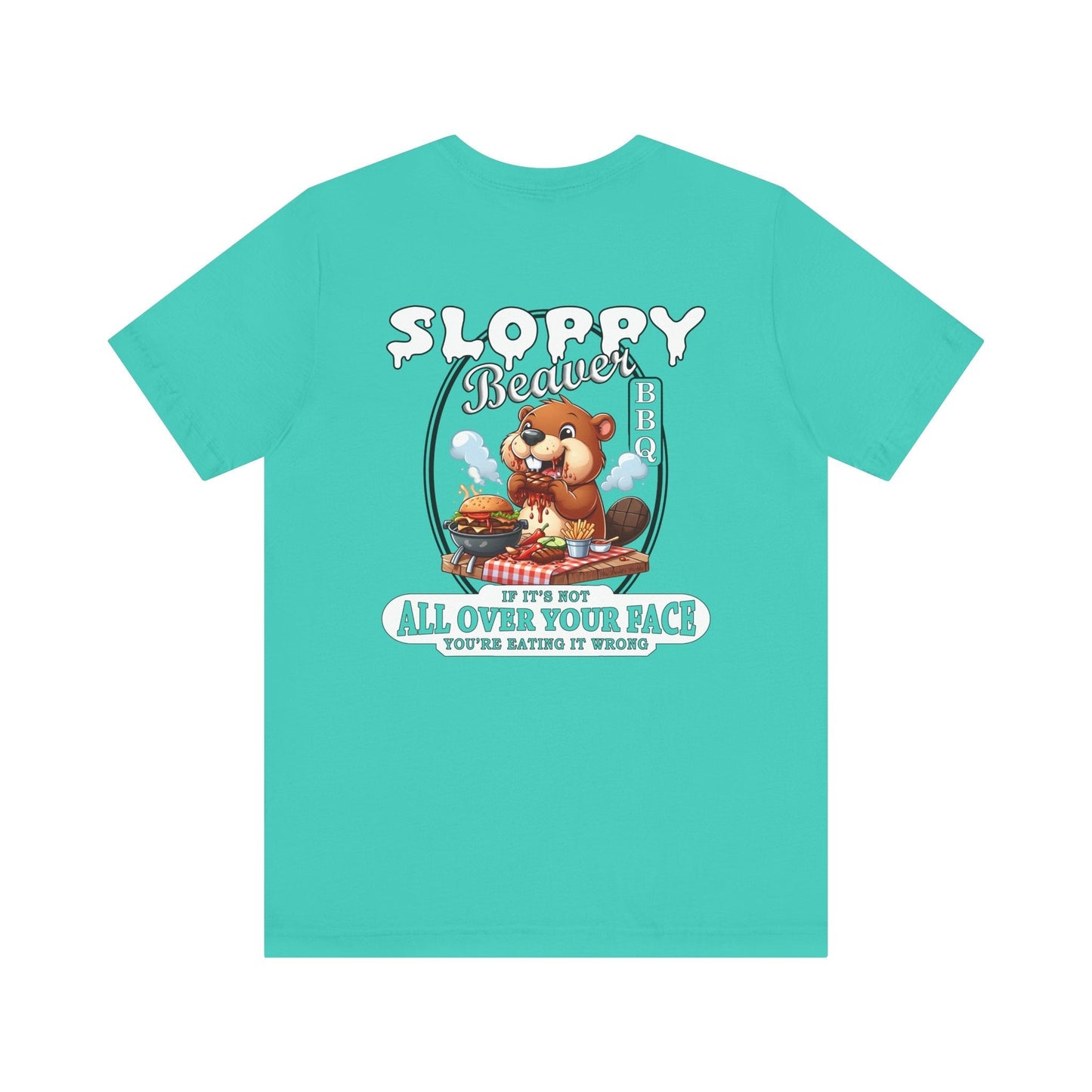Sloppy Beaver BBQ Back T-Shirt The Devil's Pickle