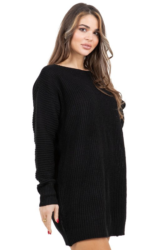 WOMEN FASHION SWEATER DRESS BY CLAUDE