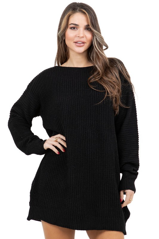 WOMEN FASHION SWEATER DRESS BY CLAUDE