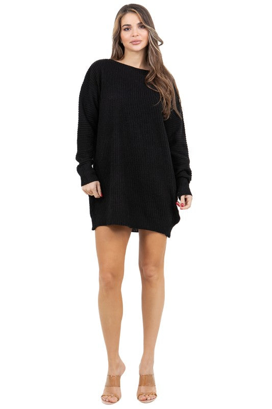 WOMEN FASHION SWEATER DRESS BY CLAUDE