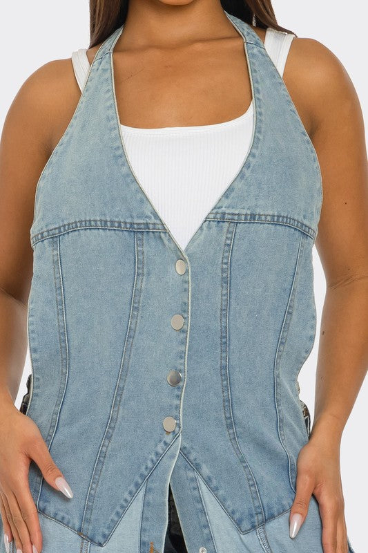 The Trinity Denim Transformer See size chart under “more details” The Fashion Celestial