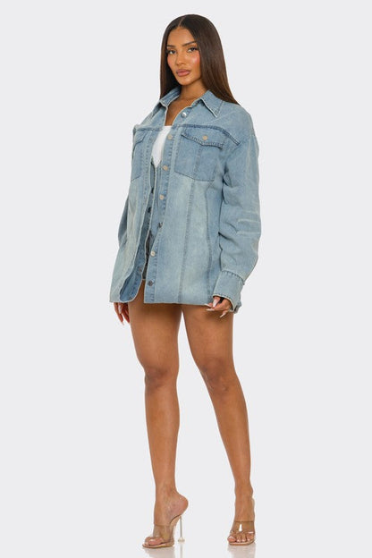 The Trinity Denim Transformer See size chart under “more details” The Fashion Celestial