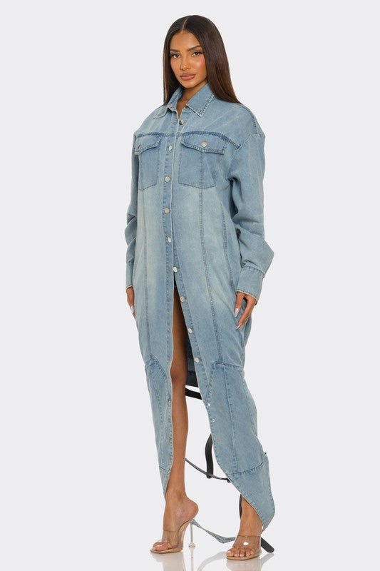 The Trinity Denim Transformer See size chart under “more details” The Fashion Celestial