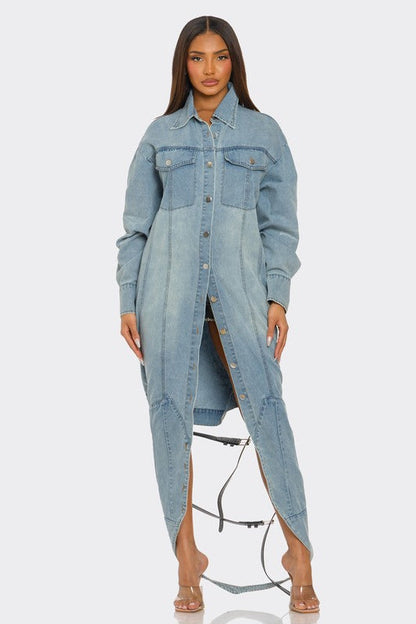 The Trinity Denim Transformer See size chart under “more details” The Fashion Celestial