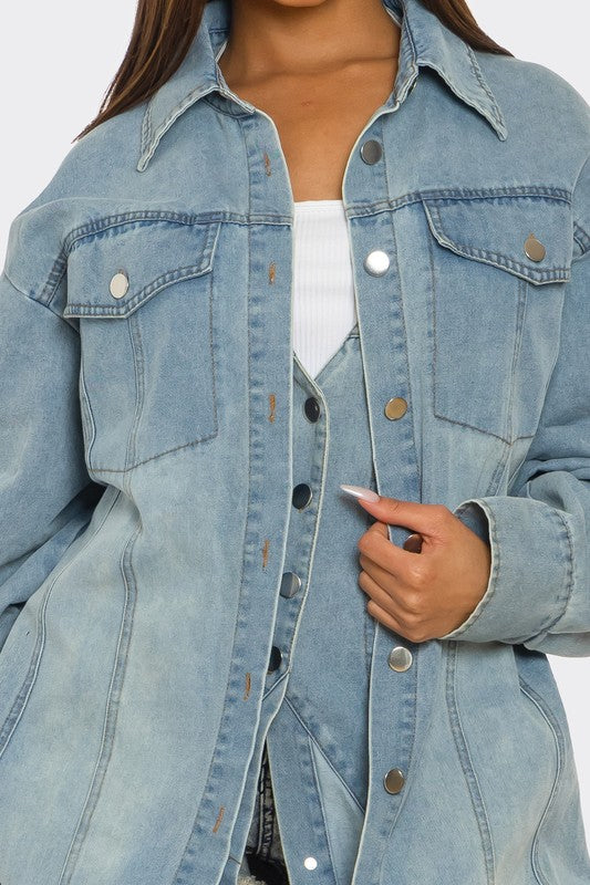 The Trinity Denim Transformer See size chart under “more details” The Fashion Celestial