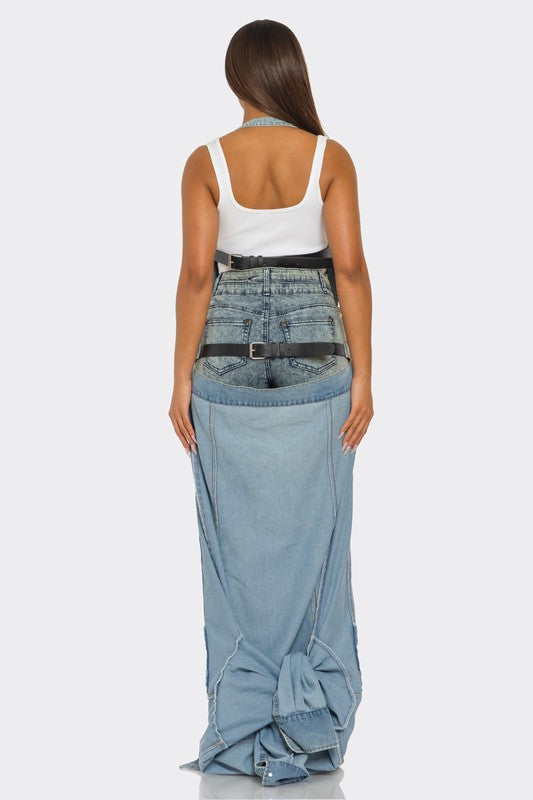 The Trinity Denim Transformer See size chart under “more details” The Fashion Celestial
