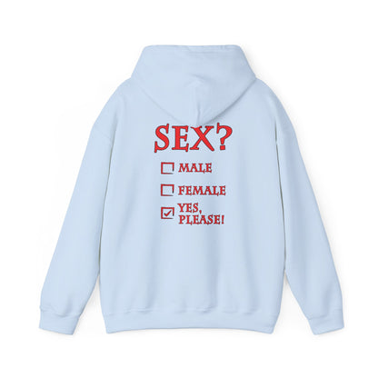 Sex? Yes, Please Hooded Sweatshirt The Devil's Pickle