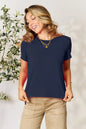 Basic Bae Full Size Round Neck Short Sleeve T-Shirt West2East Surf