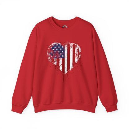 American Heart Crewneck Sweatshirt The Devil's Pickle
