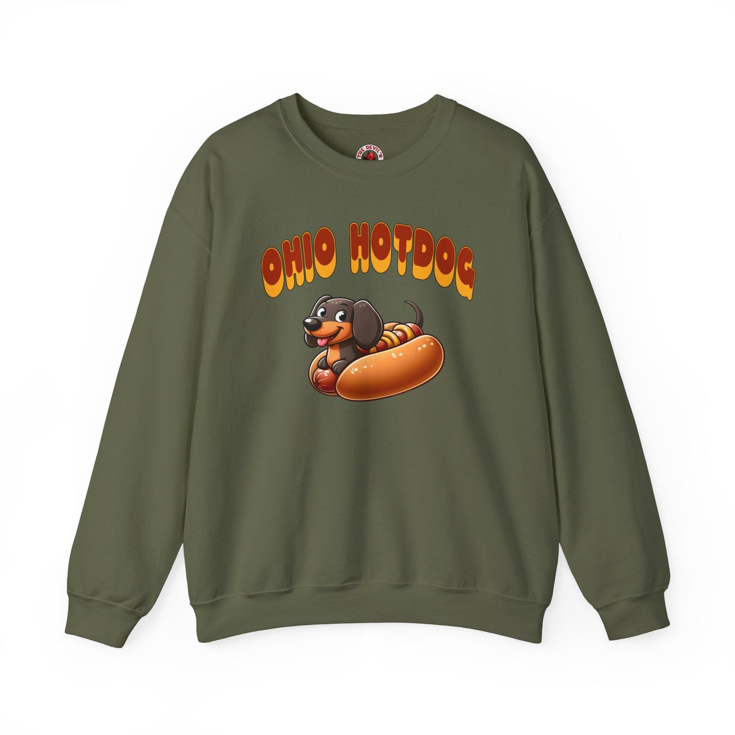 Ohio Hotdog Crewneck Sweatshirt The Devil's Pickle