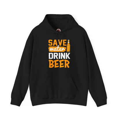 Save Water Drink Beer Hooded Sweatshirt The Devil's Pickle