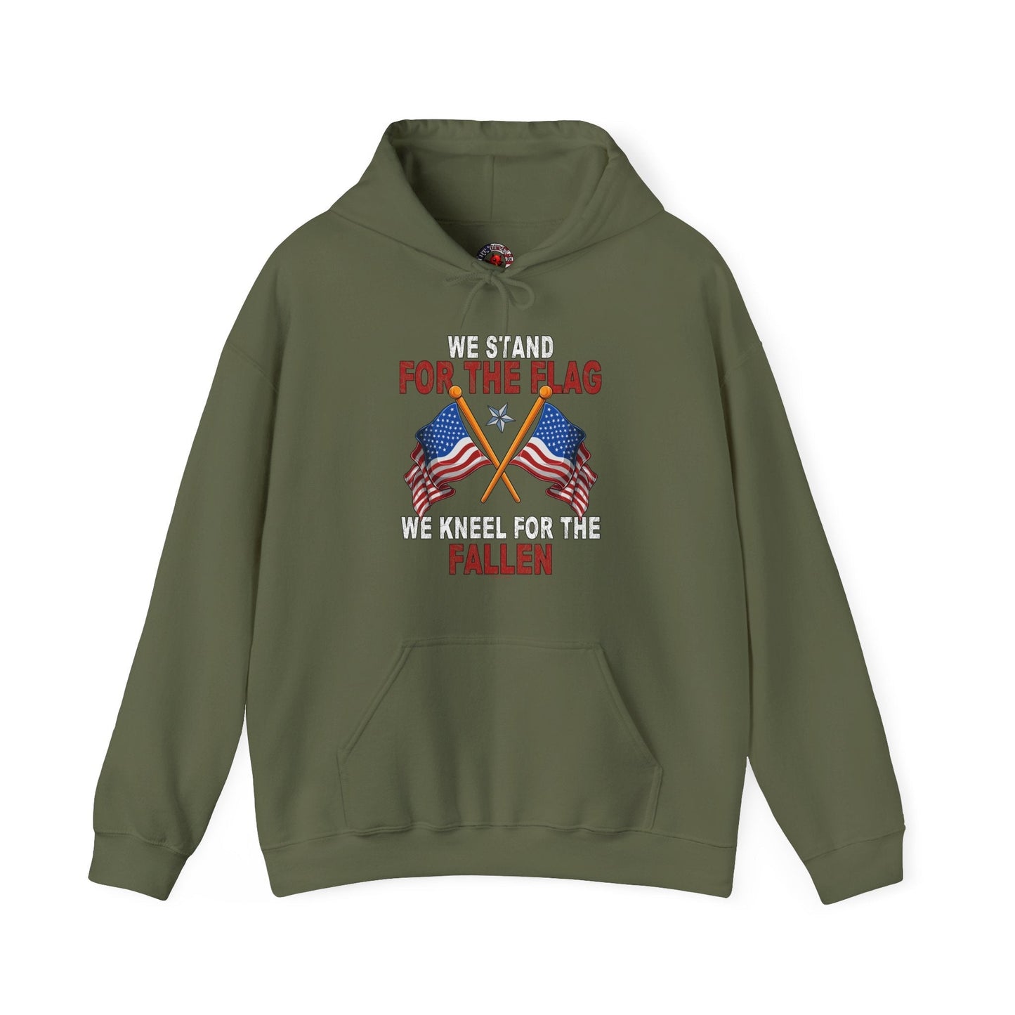 We Stand For The Flag Hooded Sweatshirt The Devil's Pickle