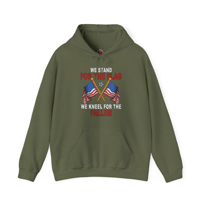 We Stand For The Flag Hooded Sweatshirt The Devil's Pickle