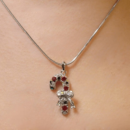 Christmas Candy Cane Necklace Shop Style & More | Fresh Looks, Everyday Deals & Free Shipping