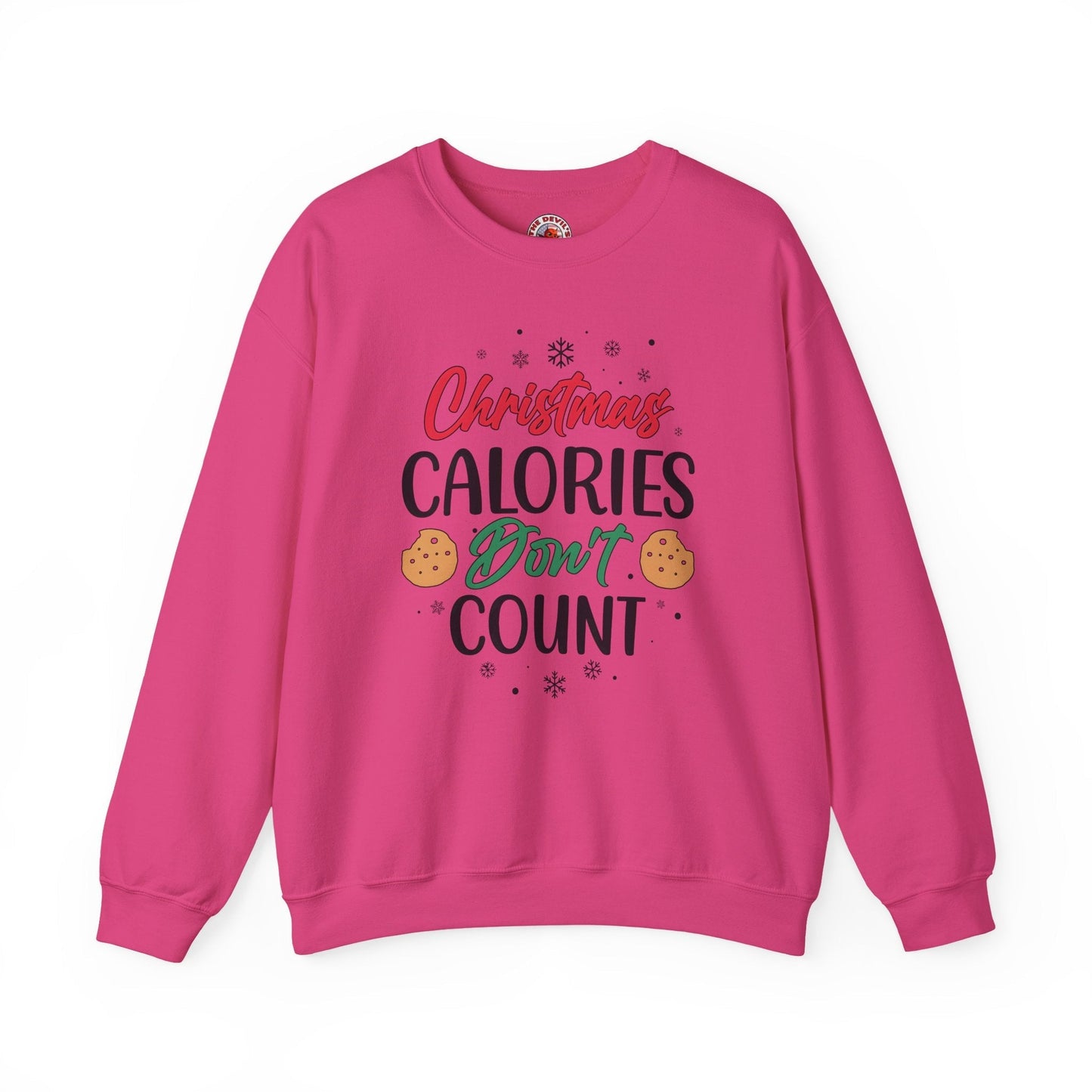 Christmas Calories Don't Count Crewneck Sweatshirt The Devil's Pickle