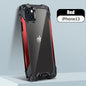 New Transparent Back Panel Protective Case Is Suitable For iPhone 13 Pro Promax Mini Metal Airbag Anti-Drop Mobile Phone Case