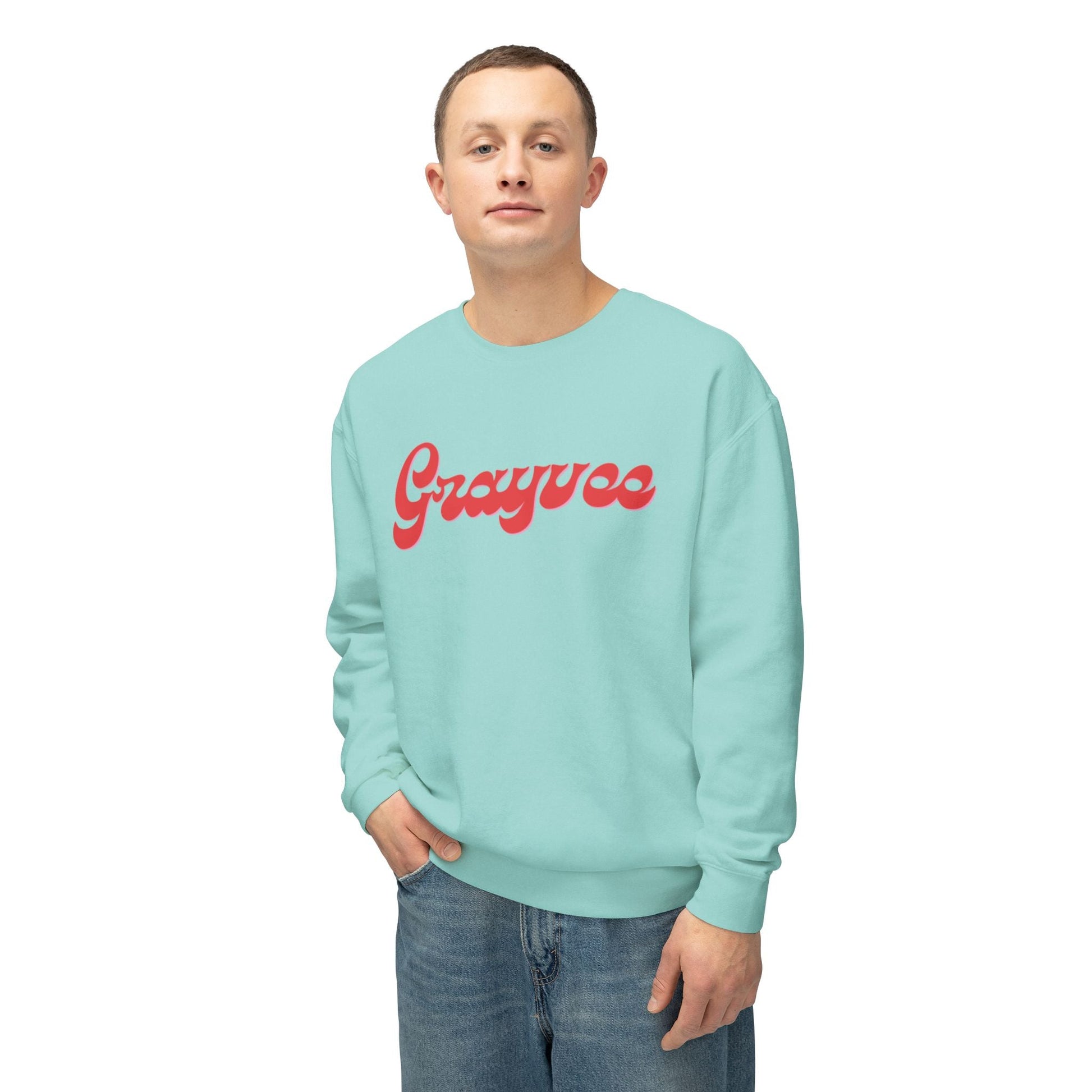 Unisex Lightweight Crewneck Sweatshirt "Grayvee" Grayceful LLC