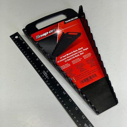 SNAP-ON 15 Tool Wrench Rack W/ Handle Fits 2" Deep Drawers Black KA381SG15BK PayWut