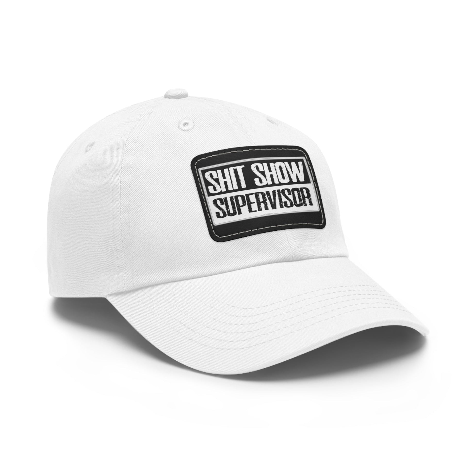 Shit Show Supervisor Hat with Leather Patch The Devil's Pickle