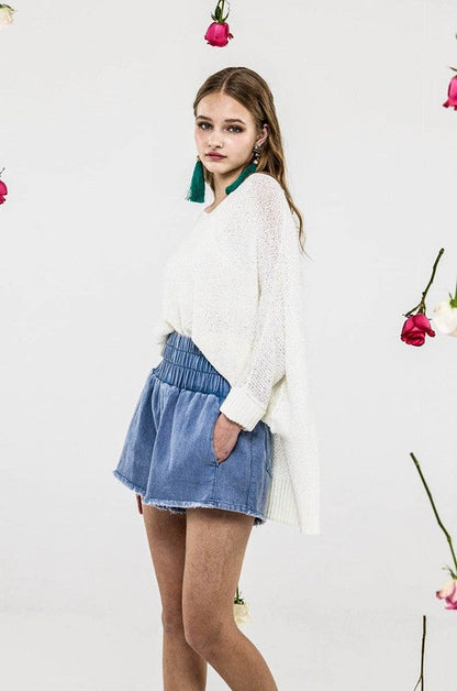 Oversized High Low Loose Lightweight Sweater Shop Style & More | Fresh Looks, Everyday Deals & Free Shipping