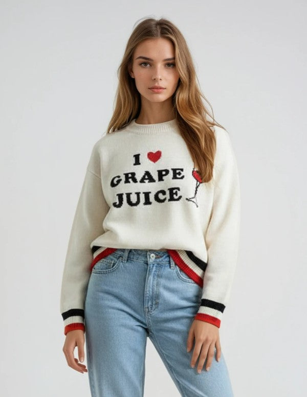 Grape Juice Sweater Shop Style & More | Fresh Looks, Everyday Deals & Free Shipping