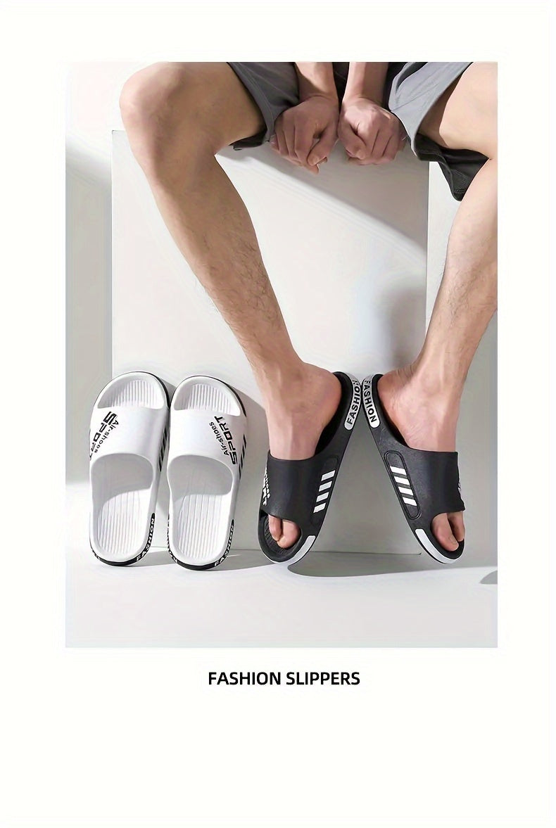 Affordable Summer Casual Slides for Men, Suitable for Outdoor Use And Home Bathrooms, Made of Non-Slip PVC NovaCart