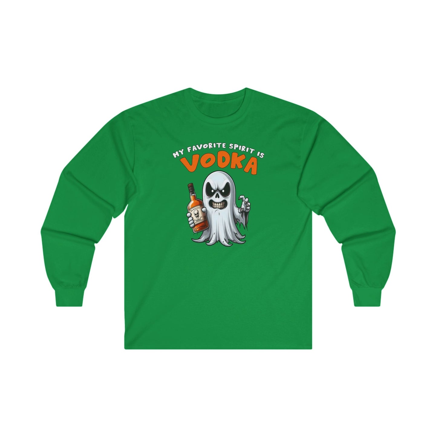 My Favorite Spirit Is Vodka Long Sleeve Tee The Devil's Pickle