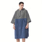 Mutao Quick-Dry Hooded Changing Robe - Cozy Terry Towel Poncho with Front Pocket, Windproof & Perfect for Beach, Surfing, Diving, Swimming - One Size Fits All, Machine Washable - For Men & Women - Suitable for Water Sports & NovaCart