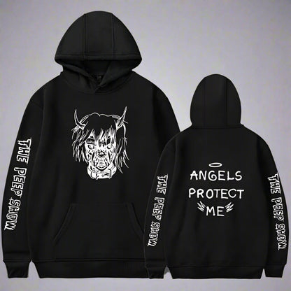 Angel and Devil Hoodie – Unisex Couple Graphic Pullover Sweatshirt FitiqueFit