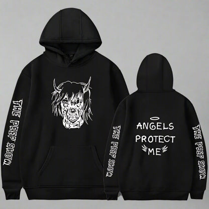 Angel and Devil Hoodie – Unisex Couple Graphic Pullover Sweatshirt FitiqueFit