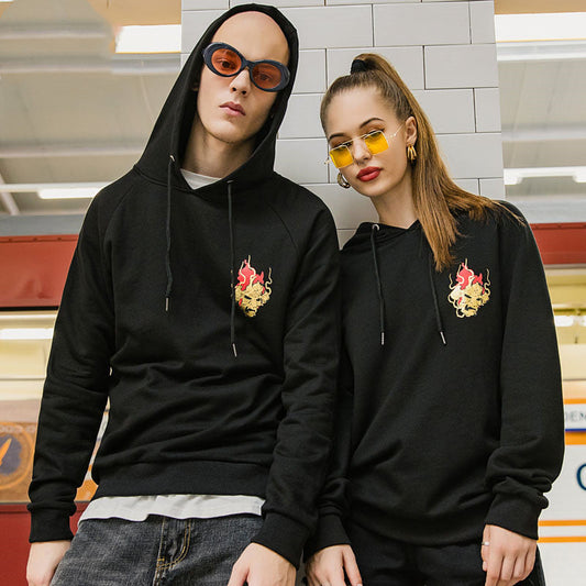 Lovers Matching Hoodies – Unisex Couple Pullover Sweatshirts FitiqueFit