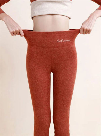 Women’s Fleece-Lined High-Waist Shark Leggings FitiqueFit