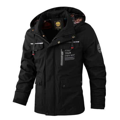 Men's Fashion Casual Windbreaker Jacket, Spring and Autumn Outdoor Lightweight Jacket NovaCart