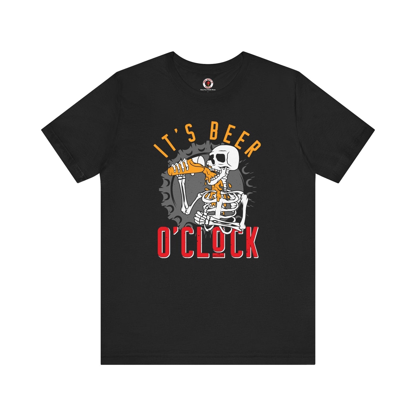 It's Beer O'Clock Skeleton T-Shirt The Devil's Pickle