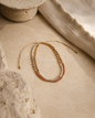 Golden Beaded Bracelet Village Thrive