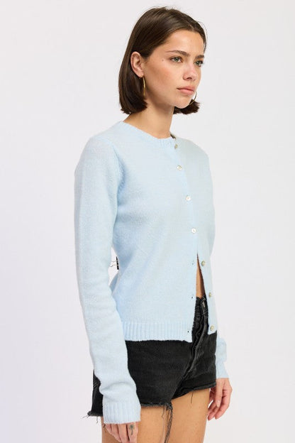 FITTED BUTTON UP CARDIGAN Shop Style & More | Fresh Looks, Everyday Deals & Free Shipping