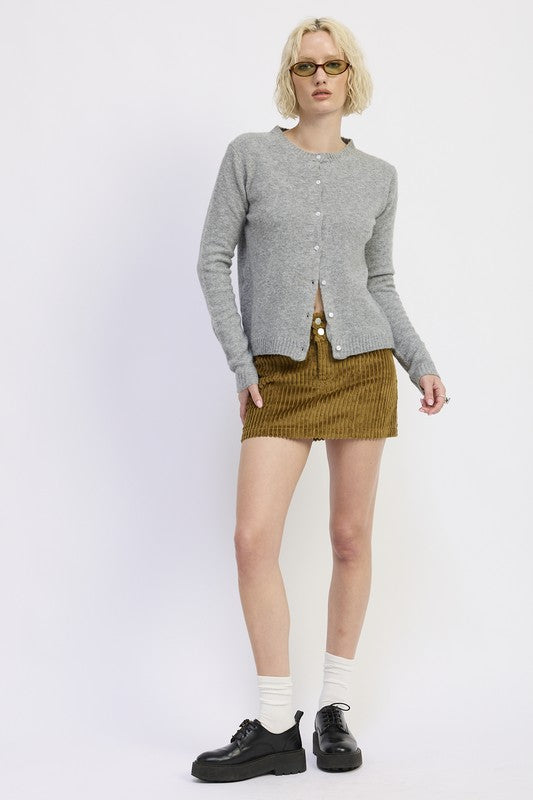 FITTED BUTTON UP CARDIGAN Shop Style & More | Fresh Looks, Everyday Deals & Free Shipping
