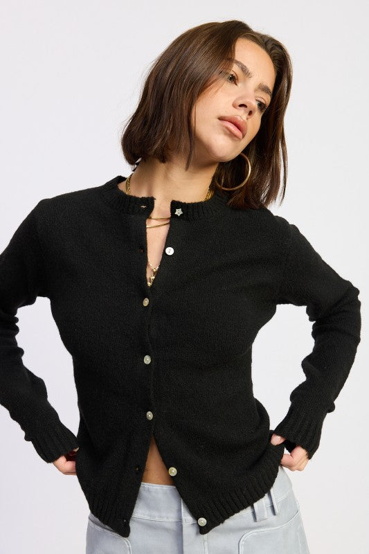 FITTED BUTTON UP CARDIGAN Shop Style & More | Fresh Looks, Everyday Deals & Free Shipping