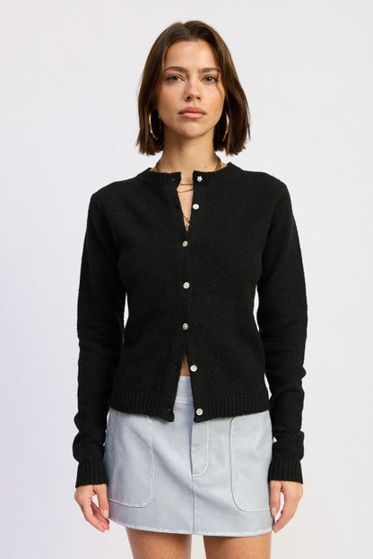FITTED BUTTON UP CARDIGAN Shop Style & More | Fresh Looks, Everyday Deals & Free Shipping