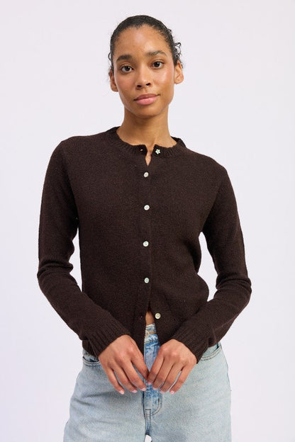 FITTED BUTTON UP CARDIGAN Shop Style & More | Fresh Looks, Everyday Deals & Free Shipping