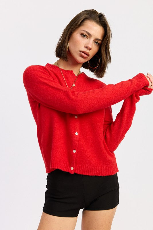 FITTED BUTTON UP CARDIGAN Shop Style & More | Fresh Looks, Everyday Deals & Free Shipping