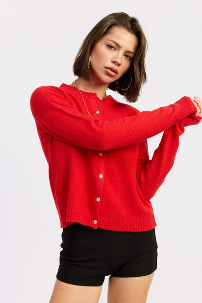 FITTED BUTTON UP CARDIGAN Shop Style & More | Fresh Looks, Everyday Deals & Free Shipping