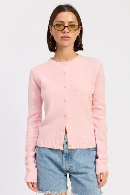 FITTED BUTTON UP CARDIGAN Shop Style & More | Fresh Looks, Everyday Deals & Free Shipping