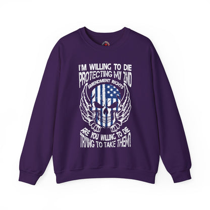 Protecting My 2nd Amendment Rights Crewneck Sweatshirt