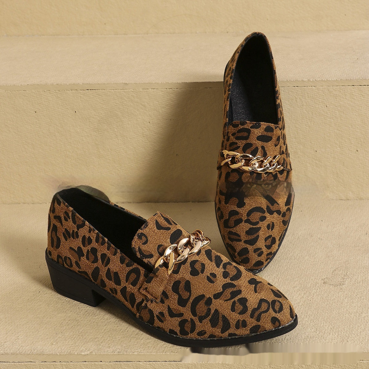 Women’s Leopard Print Pumps FitiqueFit