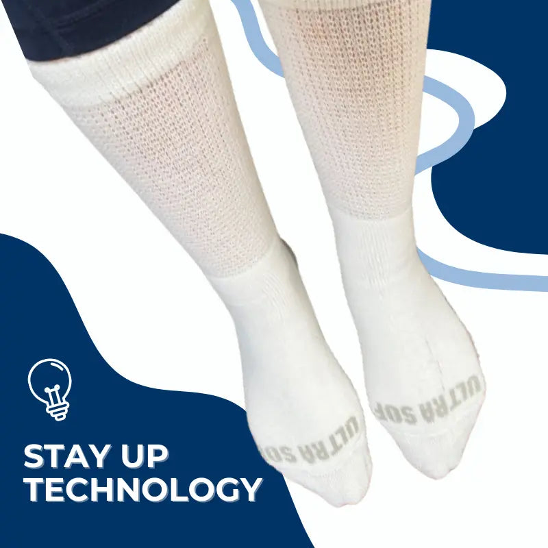 Women's Ultra-Soft Upper Calf Diabetic Socks (4 Pair) DSC