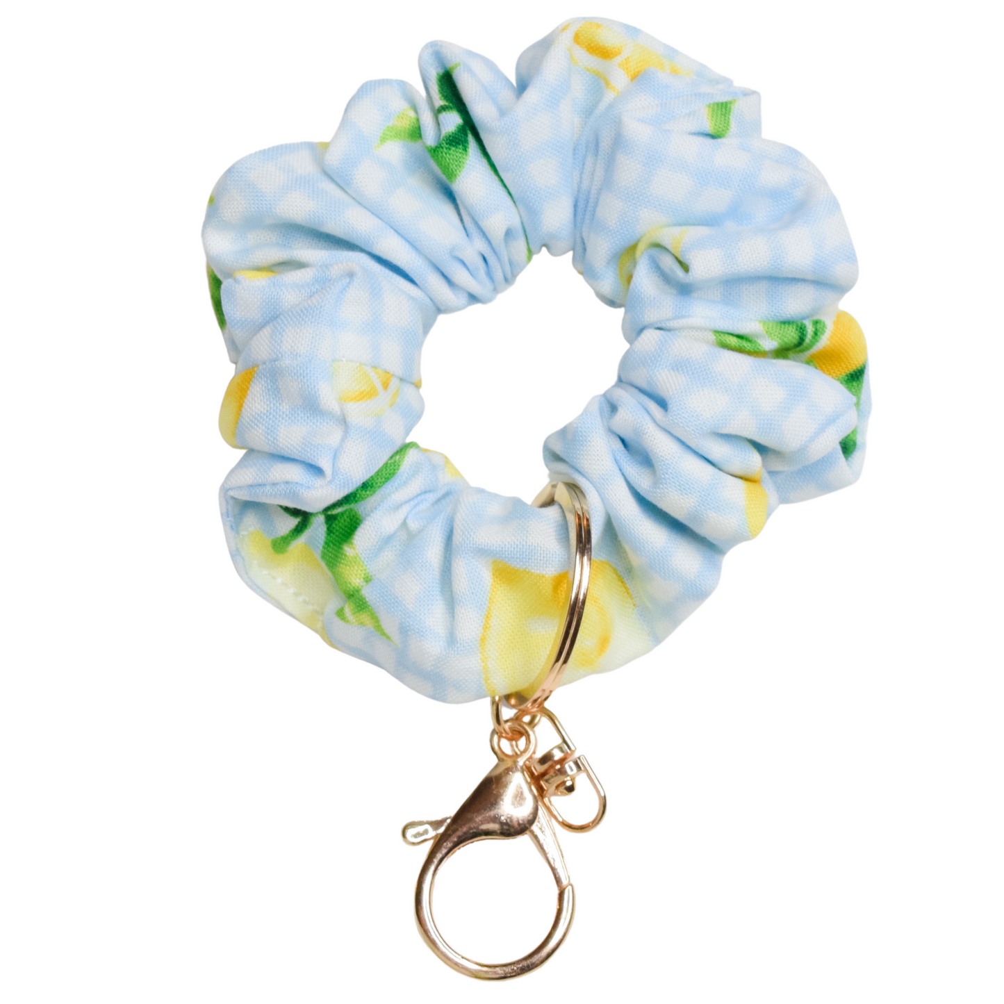 Lemonade Scrunchie Key Chain Emily Anne Designs LLC
